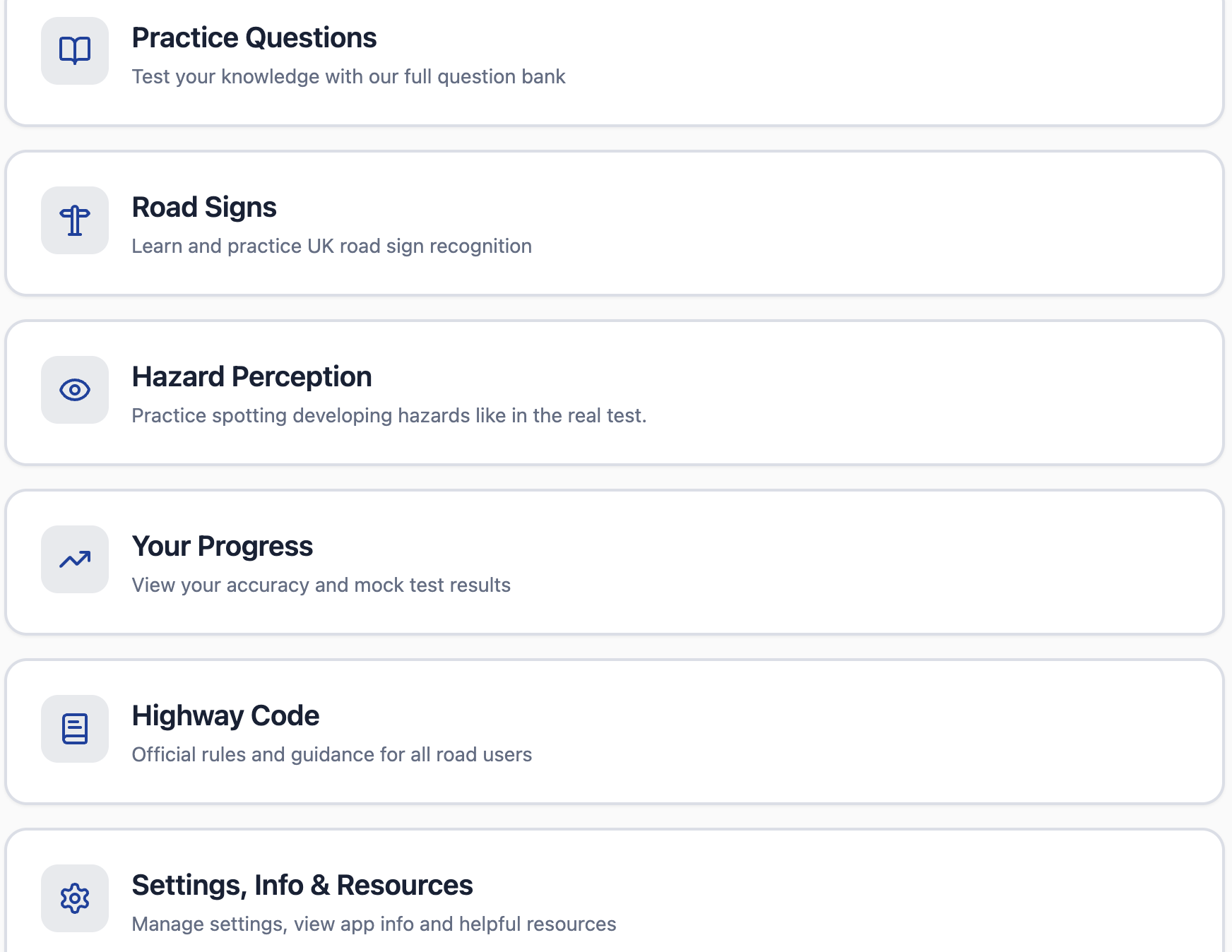 UK Theory Test Practice - Free Mock Tests & Questions
